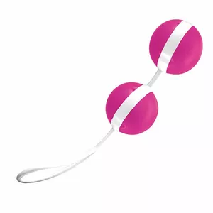 JOYBALLS DIVKRĀSU ROZĀ - BALTA