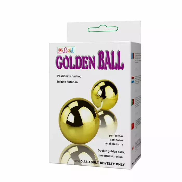 Вагинальные вибрирующие шарики BAILE Golden Chinese Balls Photo 7