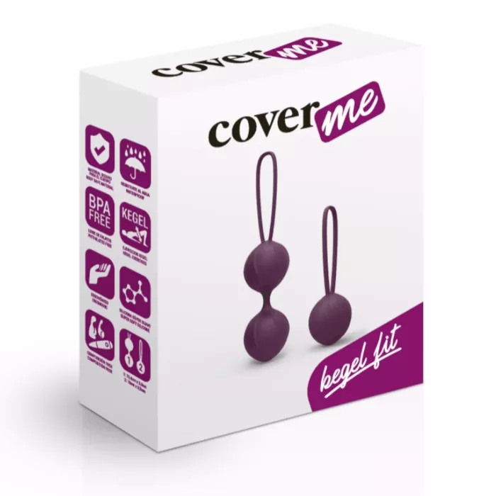 Kēgela bumbiņas COVERME LILAC — iegurņa trenažieris Photo 2