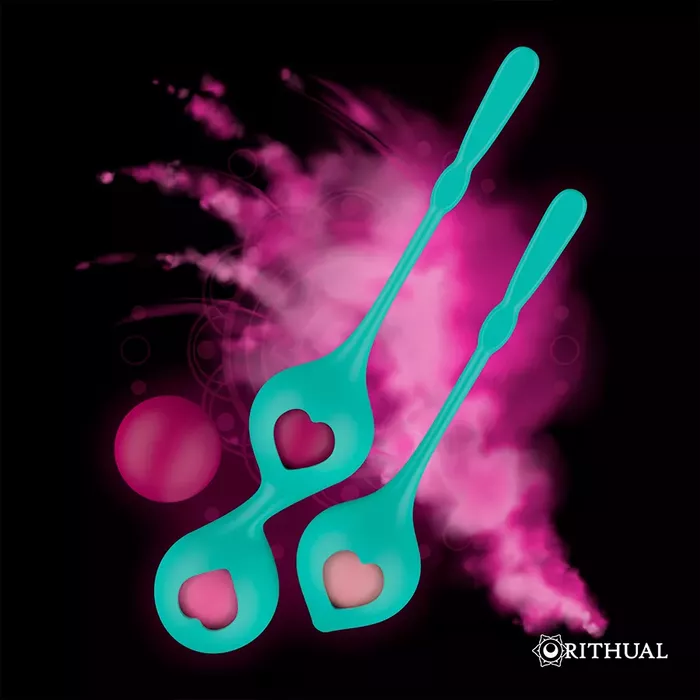 Pelvic training set RITHUAL DEVA AQUA GREEN Photo 9