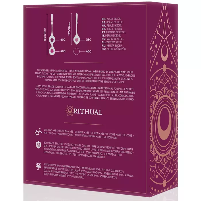 Pelvic training balls RITHUAL Orchid Deva Photo 4