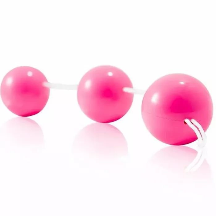 Anālā bumbiņa BAILE Strip Pink, ABS, 3,4 cm Photo 3