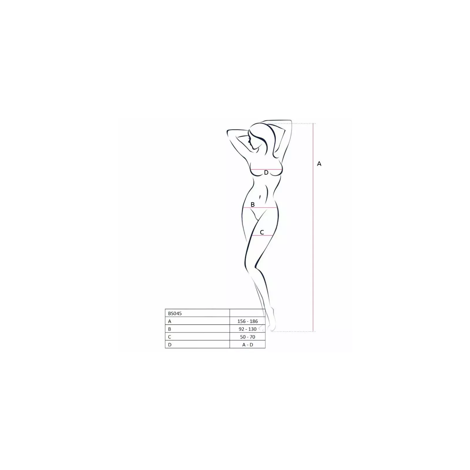 Bodystocking Passion One Size D-216437 Photo 3