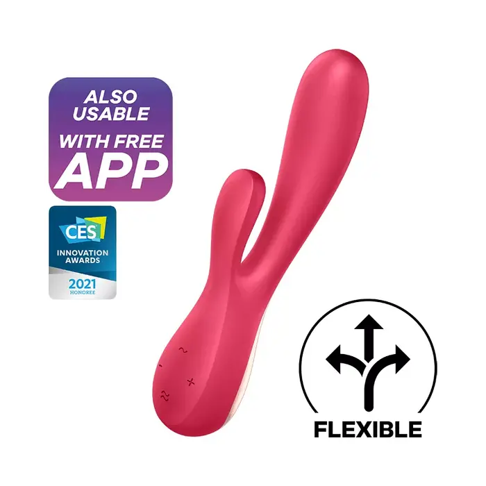 Вибратор SATISFYER Mono Flex Red Photo 5