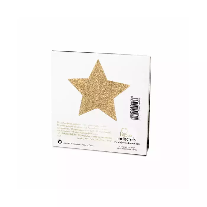 Krūšu uzlikas BIJOUX Flash Golden Star Photo 3