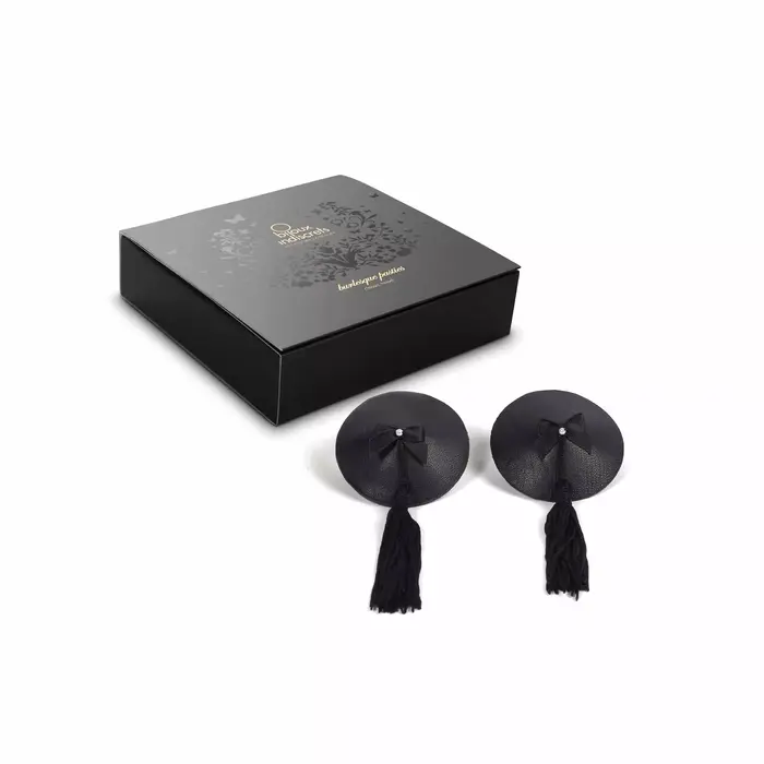 Nipple covers BIJOUX Burlesque Black — pack of 2 Photo 2