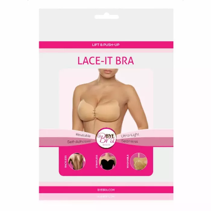 Клейкий пуш-ап бюстгальтер bye bra LACE-IT ENHANCEMENT Photo 3