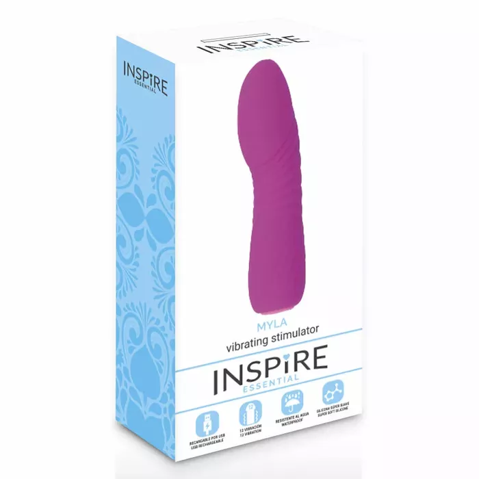 Vibrators INSPIRE ESSENTIAL Myla — silikons, 11,8 cm Photo 3