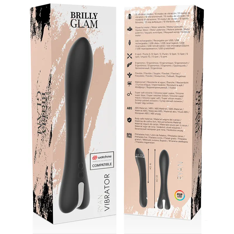 Вибратор brilly glam RYAN — 22 см, 3,5–5 см Photo 20