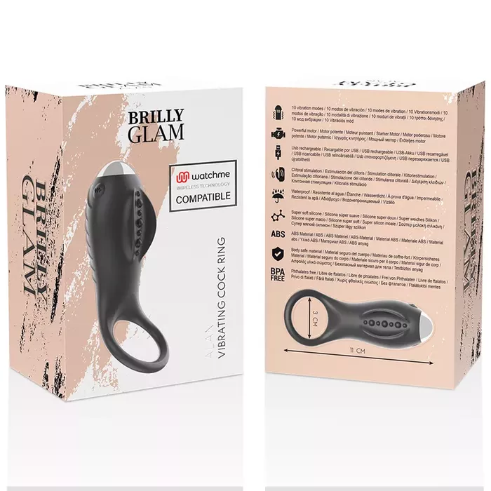 Cock ring brilly glam ALAN — wireless-compatible Photo 12