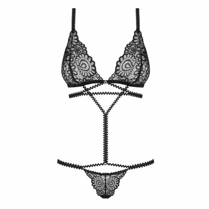 Боди OBSESSIVE D-222006 — женское S/M, чёрное Photo 3