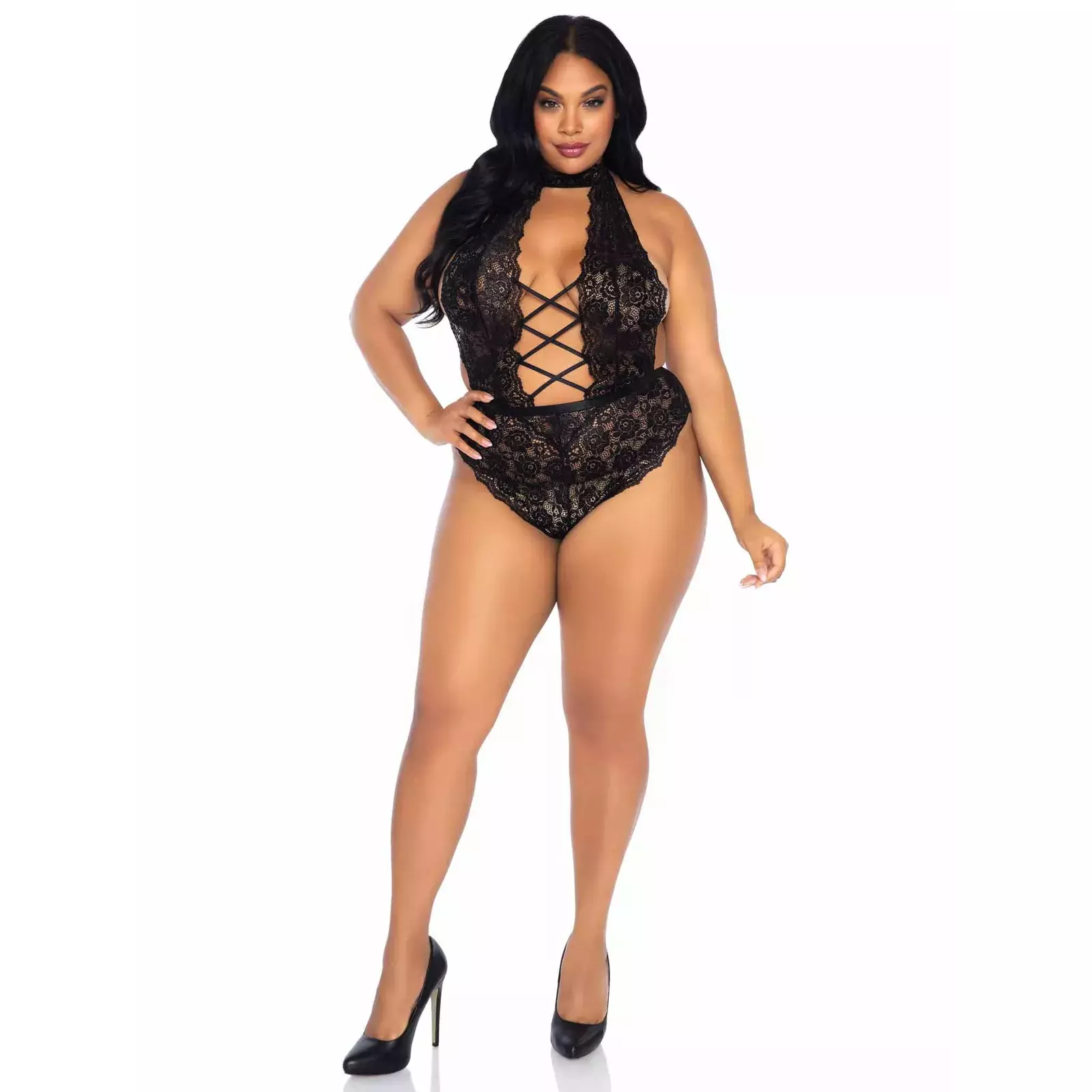 Bez dibena bodijs Leg Avenue Plus Size D-222957 Photo 3