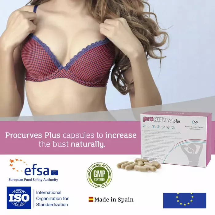 Herbal capsules 500COSMETICS Procurves Plus — 60 tabs Photo 2