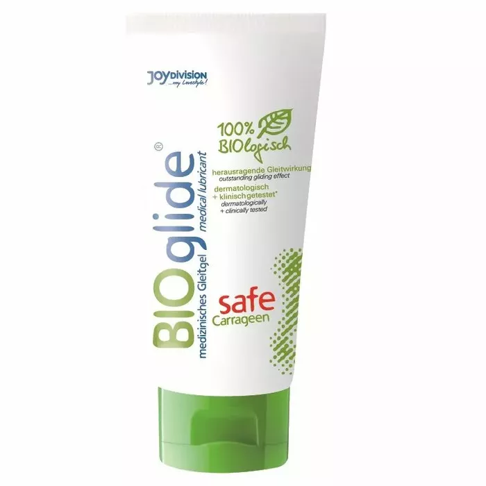 BIOGLIDE Safe ar karragēnu — ūdens bāzes lubrikants 100 ml Photo 2
