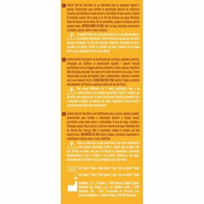 Personālais lubrikants CONTROL Chocolate — 75 ml Photo 3