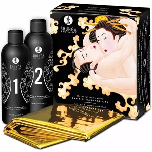 Body-to-body masāžas želeja SHUNGA Oriental Melon Mango — aromāts Melone-Manģo, 0.708 g