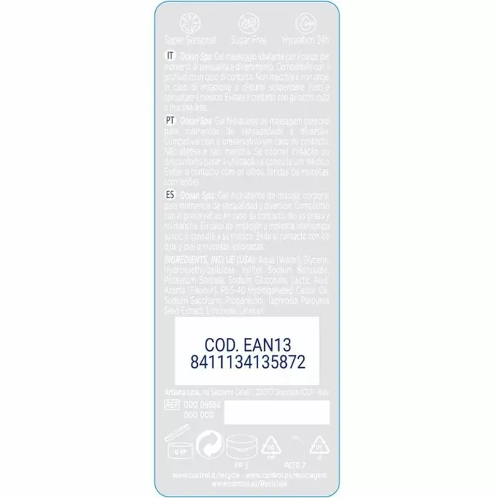 Massage & Pleasure Oil CONTROL 2-in-1 Mediterranean Sea Photo 3