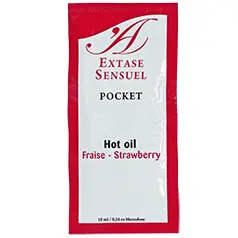 Massage oil extase sensual Strawberry 10 ml Photo 3