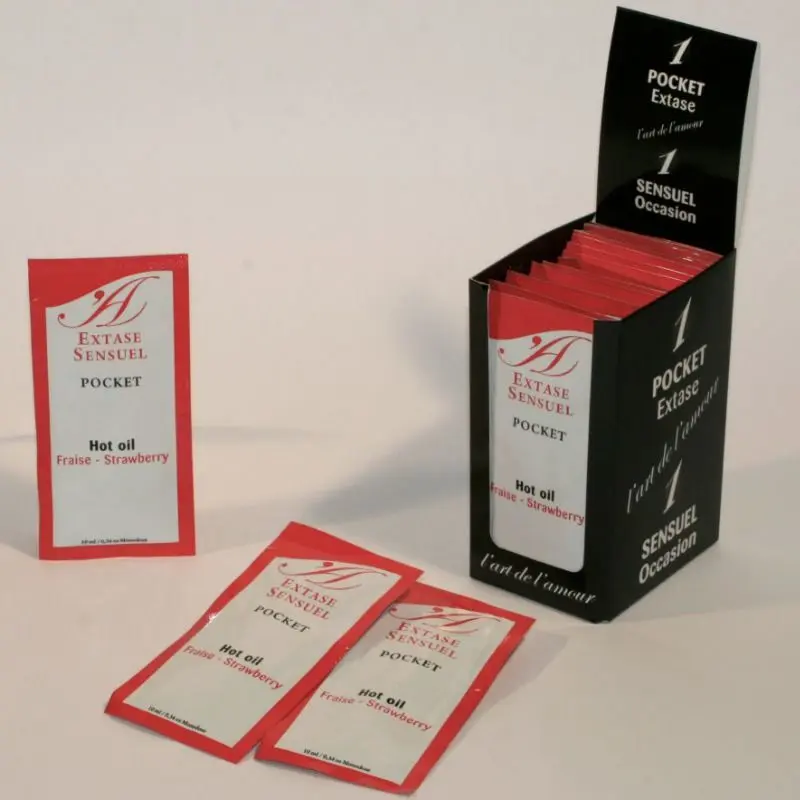 Massage oil extase sensual Strawberry 10 ml Photo 4