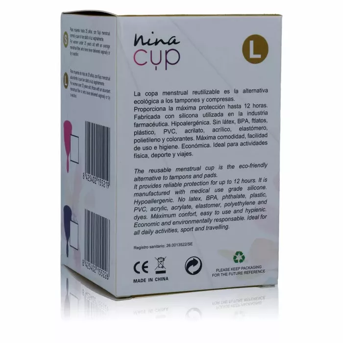 Menstrual cup nina kikÍ Size L — 30 ml Photo 5