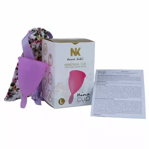 NINA CUP MENSTRUAL CUP SIZE PURPLE L