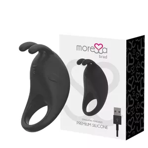 MORESSA BRAD PREMIUM SILICONE RECHARGEABLE BLACK