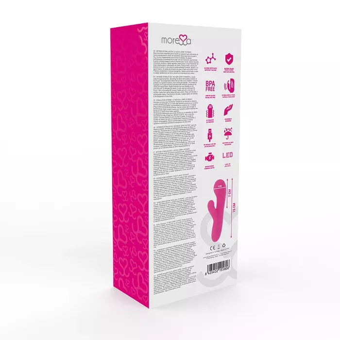 Vibrator AMORESSA Jerry Premium — 15 cm silicone Photo 4