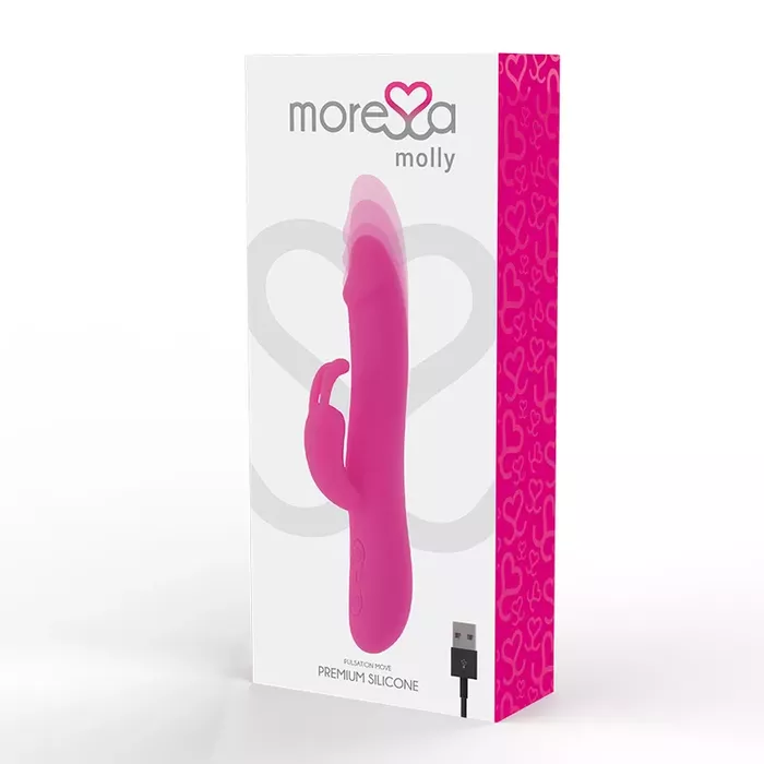 Vibrator AMORESSA MOLLY Premium — silikons, 20,5 cm Photo 4