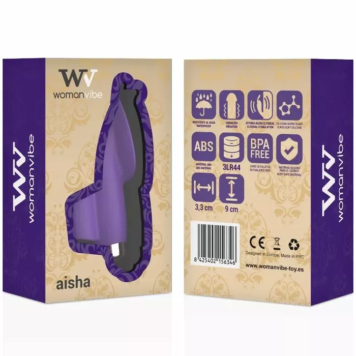 Silikona stimulators-pirksts WOMANVIBE AISHA Photo 6