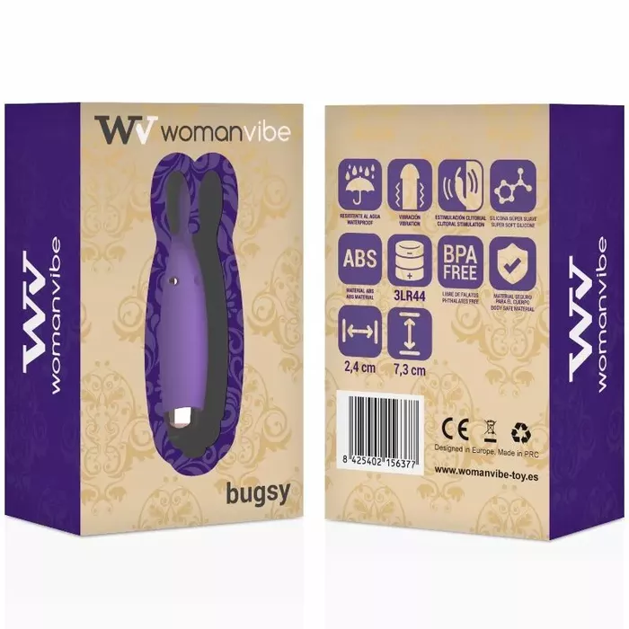 Silikona truša stimulators WOMANVIBE Bugsy Photo 7