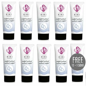 KIKÍ TRAVEL CONFORT NATURAL LUBRICANT 50 ML 10+1 FREE