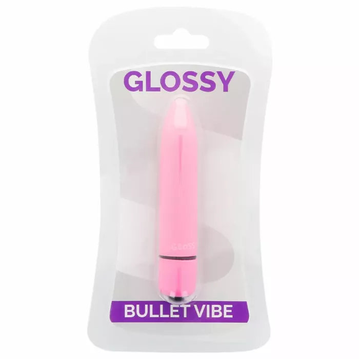 Vibrators GLOSSY Thin Vibe Deep Rose Photo 3