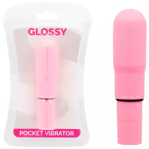 GLOSSY POCKET VIBRATOR PINK