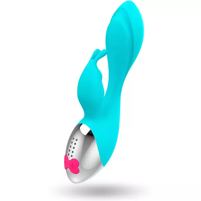 Rabbit vibrator happy loky Miki — 19.5 cm, silicone/ABS Photo 2