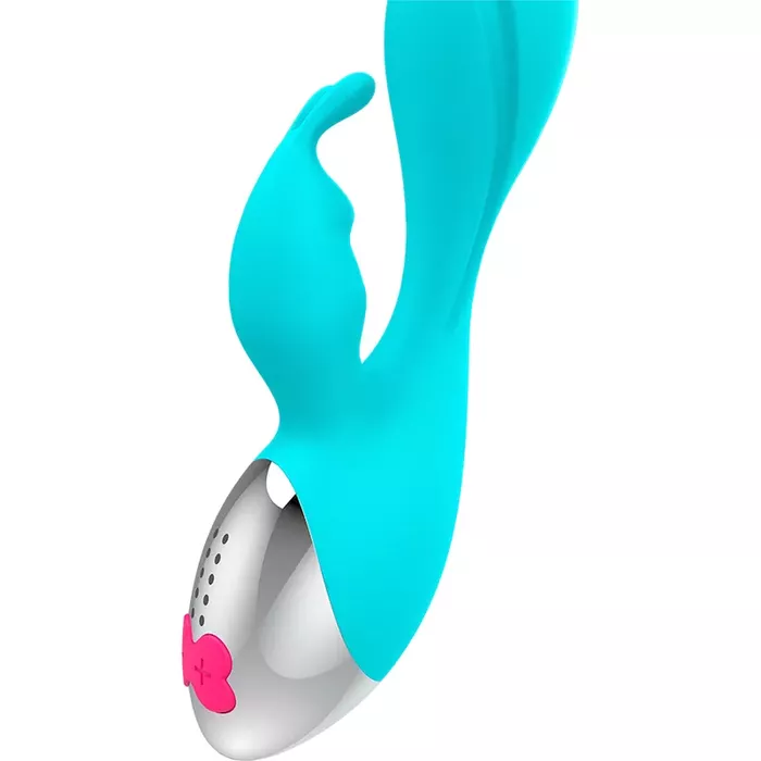 Rabbit vibrator happy loky Miki — 19.5 cm, silicone/ABS Photo 3
