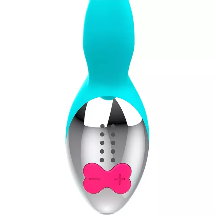 Rabbit vibrator happy loky Miki — 19.5 cm, silicone/ABS Photo 4