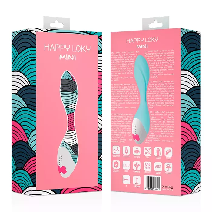 Vibrator happy loky MINI FUN — 19.5 cm travel Photo 9