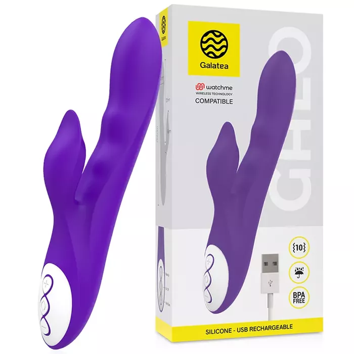 Vibrator GALATEA Galo Lilac — 21 cm, Ø 3.5 cm Photo 12