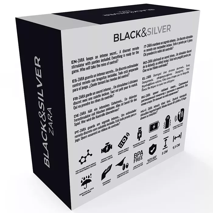 Вибро-трусы black&silver ZARA с пультом Photo 7
