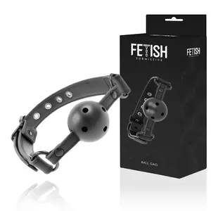 FETISH SUBMISSIVE BREATHABLE BALL GAG