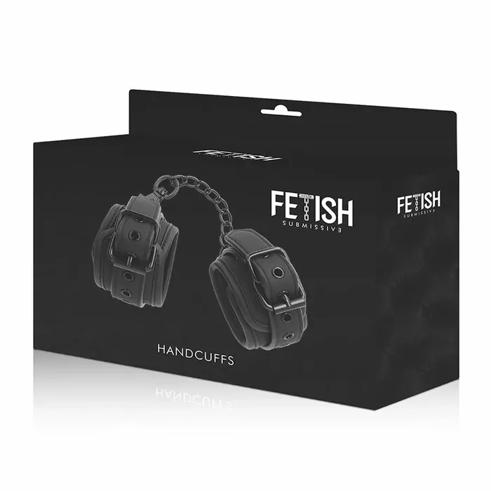 Vegan leather handcuffs FetishSubmissive D-218909 Photo 10