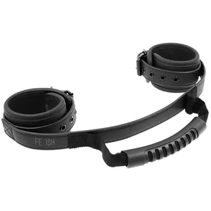FETISH SUBMISSIVE CUFFS  WITH PULLER