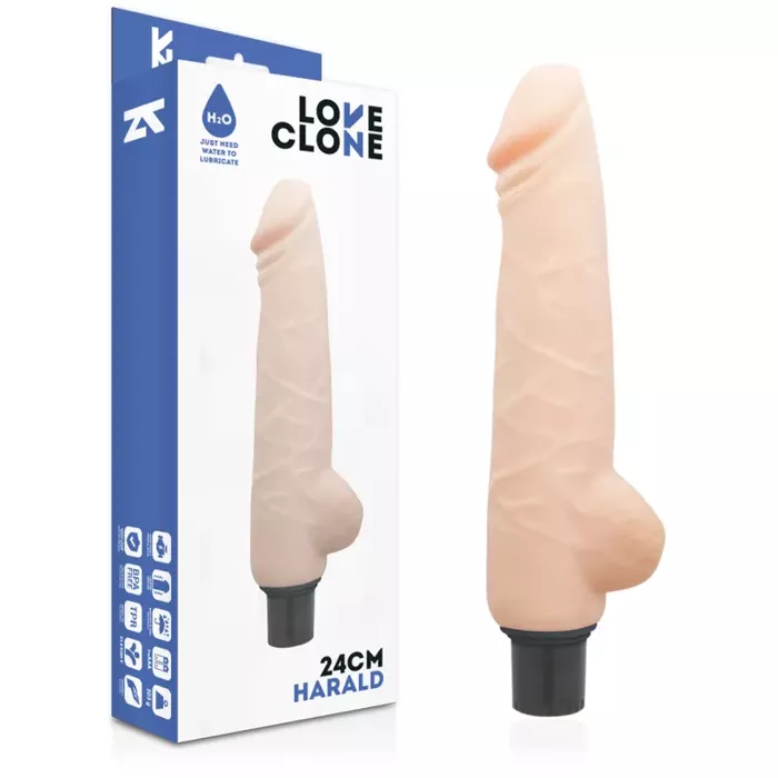 Vibrators LOVECLONE Harald — 24 cm, 4 cm Photo 6