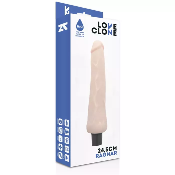 Vibrators LOVECLONE RAGNAR ar pašiesmērēšanos 24,5 cm Photo 5