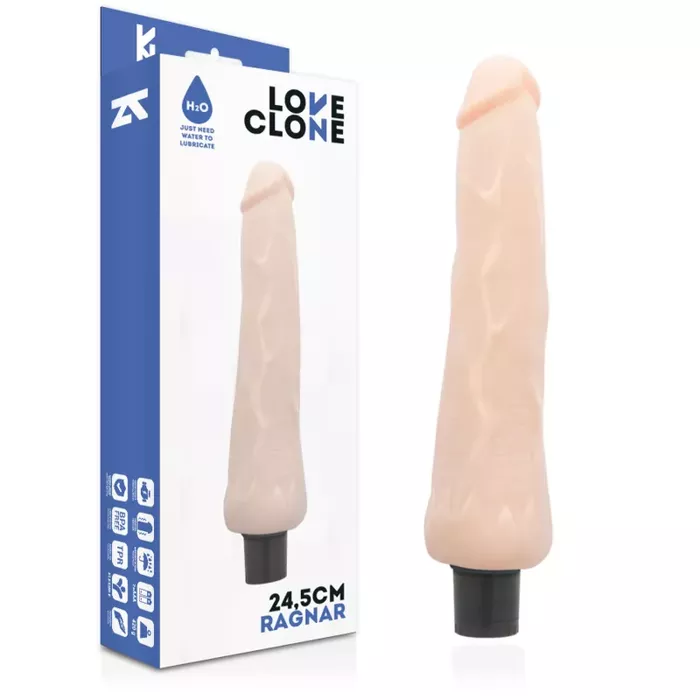 Vibrators LOVECLONE RAGNAR ar pašiesmērēšanos 24,5 cm Photo 6