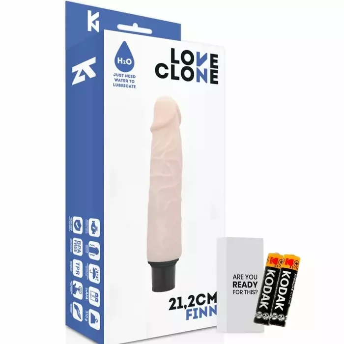 Vibrator LOVECLONE FINN — self-lubrication 21.2 cm Photo 2