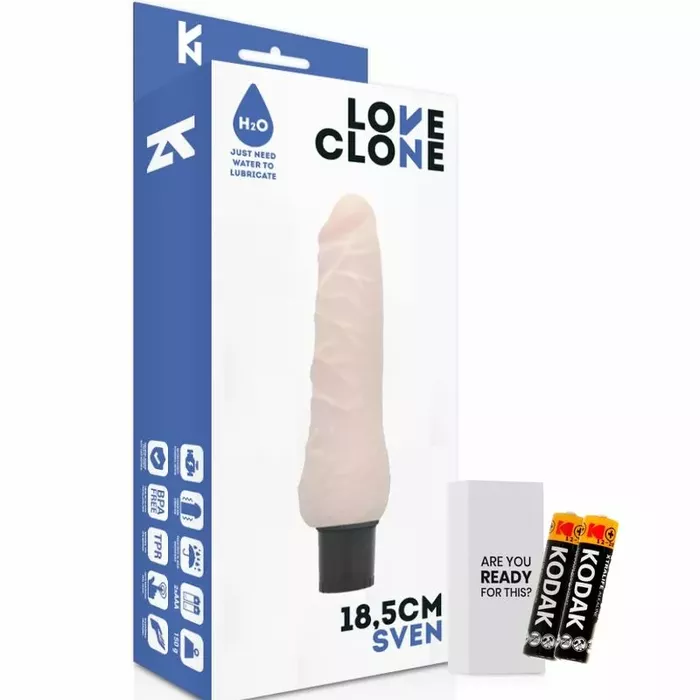 Vibrator LOVECLONE SVEN 18.5 cm Photo 2