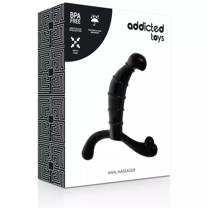 Prostate massager addicted toys Prostate Anal Pleasure Black Photo 4