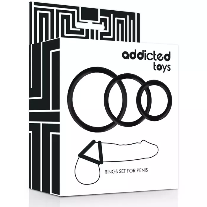 Dzimumlocekļa gredzenu komplekts — addicted toys D-220161 Photo 2