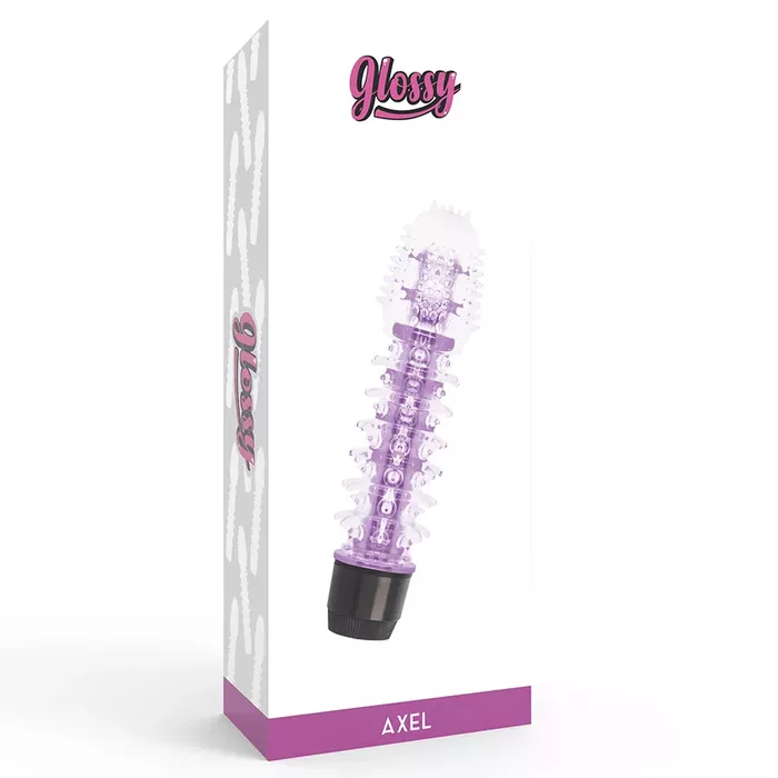 Vibrators GLOSSY AXEL — 14 cm, TPE, ūdensizturīgs Photo 4